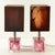 Cubic Pink Glass Table Lamps from Poliarte, 1960, Set of 2 For Sale - Image 11 of 12