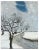 Winter View, Painting on Wood For Sale