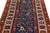 Blue Allover Vintage Caucasian Kazak Blue Wool Runner For Sale - Image 8 of 8