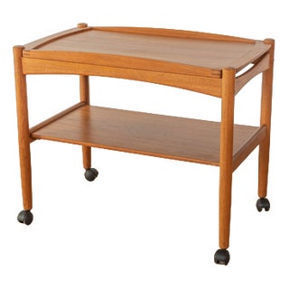 Serving Trolley from Poul Hundevad, 1960s For Sale