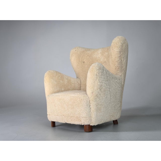 Wood Vintage Danish Lounge Chair, 1960s For Sale - Image 7 of 18