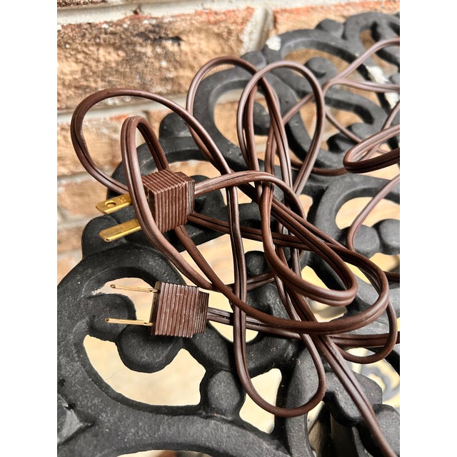 Late 20th Century Palm Beach Hollywood Regency Faux Bamboo Yellow Tall Ceramic Lamps (Pair) For Sale - Image 4 of 4