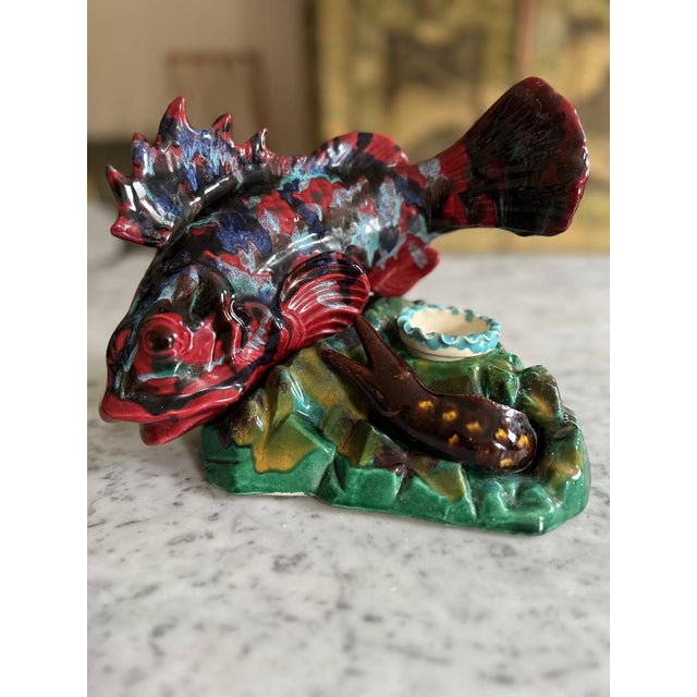 Ceramic Fish in the style of Vallauris, 1950s For Sale - Image 9 of 16