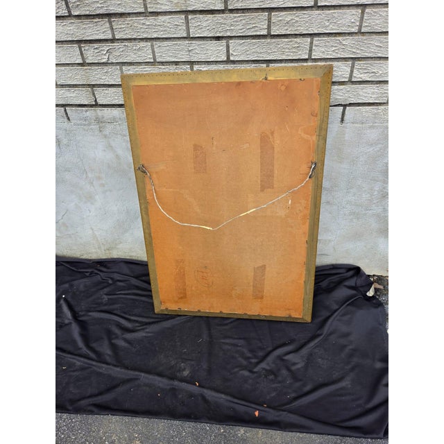 1940 Gilded Hollywood Wall Mirror. For Sale - Image 9 of 15