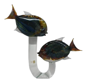 Pair of Fish by Oscar Zanetti Figurine