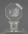 French Etched Glass Perfume Bottles, 5 For Sale - Image 11 of 13
