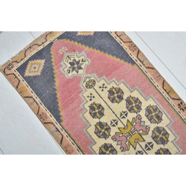 Abstract Rustic Decor Muted Minis Rug For Sale - Image 3 of 6