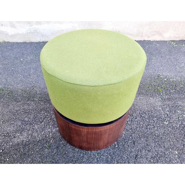 Mid-Century Modern Wooden Ottoman, Italy, 1960s For Sale - Image 11 of 12