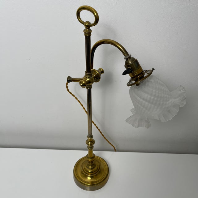 Desk Lamp with Crystal Lampshade For Sale - Image 5 of 16