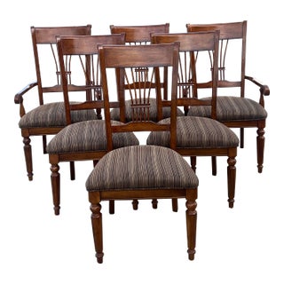 Universal Furniture Rustic Farmhouse Dining Chairs - Set of 6 For Sale