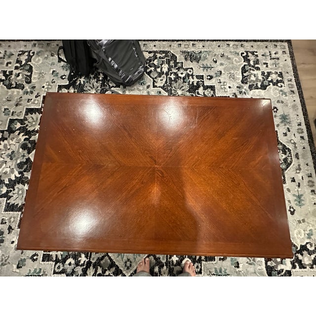 Broyhill 1961 Solid Wood Broyhill Coffee Table For Sale - Image 4 of 4