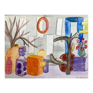 1960s Tina Blakeslee Mid Century Still Life Painting