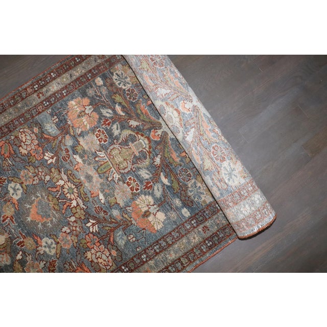 Early 20th Century Long Floral Persian Malayer Runner - 2'10" x 20'8" For Sale - Image 9 of 9