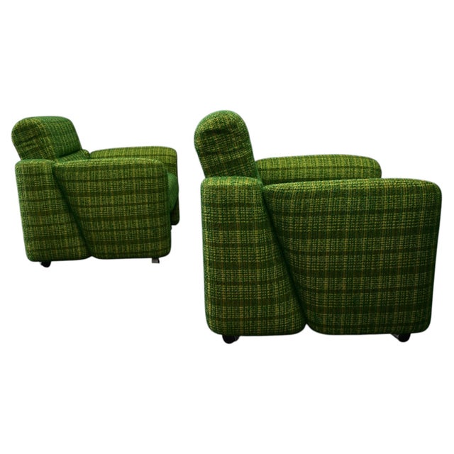 Mid-Century Modern Armchairs, Italy, 1970s, Set of 2 For Sale - Image 18 of 18