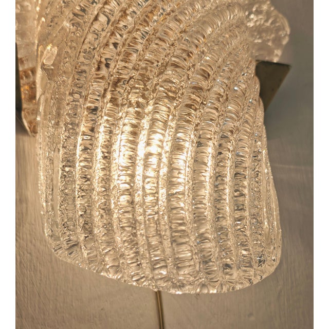 Mid-Century Modern Murano Glass Wall Lamp from Barovier & Toso, Italy, 1960s For Sale - Image 6 of 16