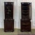 Brown English Mahogany Corner Cabinet, 1950s For Sale - Image 8 of 11