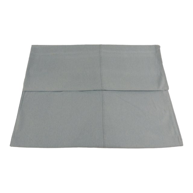 Ralph Lauren Farmhouse Cotton Chambray Light Blue Denim Tablecloth For Sale