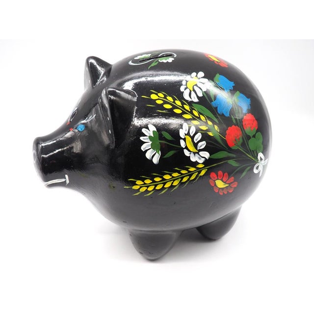 Large Vintage Swedish Piggy Bank, 1940s For Sale - Image 4 of 9