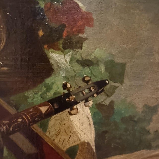 Mid 19th Century Still Life, Oil on Canvas, 1850s For Sale - Image 5 of 10