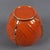 Futurist Art Deco Style Orange and Silver Ceramic Vase by Gualdo Tadino for Robbia, 1960s For Sale - Image 6 of 11