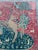 Antique French Screen Printed Tapestry Lady and Licorn, 1950s For Sale - Image 10 of 18
