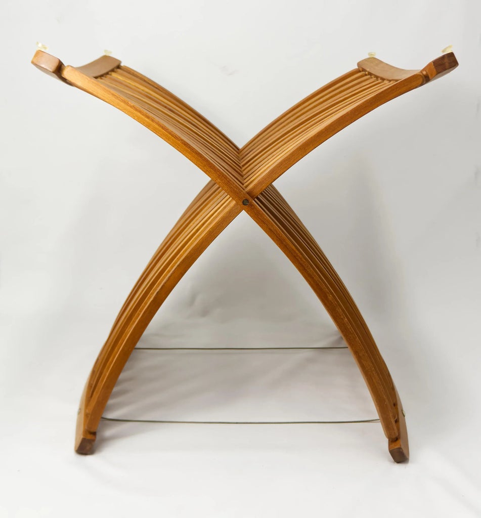 1980s Thomas Lamb Attributed Steamer Teak Table Base | Chairish