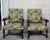 Louis XVI Style Spanish Pair of Carved Walnut Armchairs, 1900s For Sale - Image 16 of 18