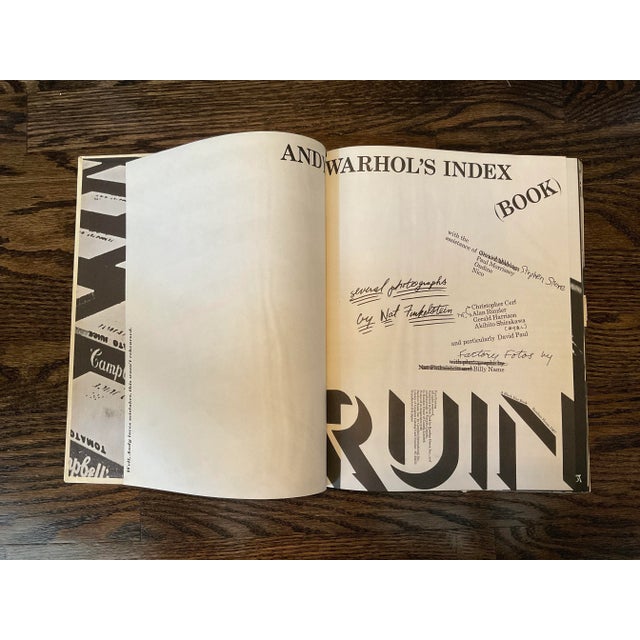 Paper 1960s 1st Edition Andy Warhol Index Book For Sale - Image 7 of 12