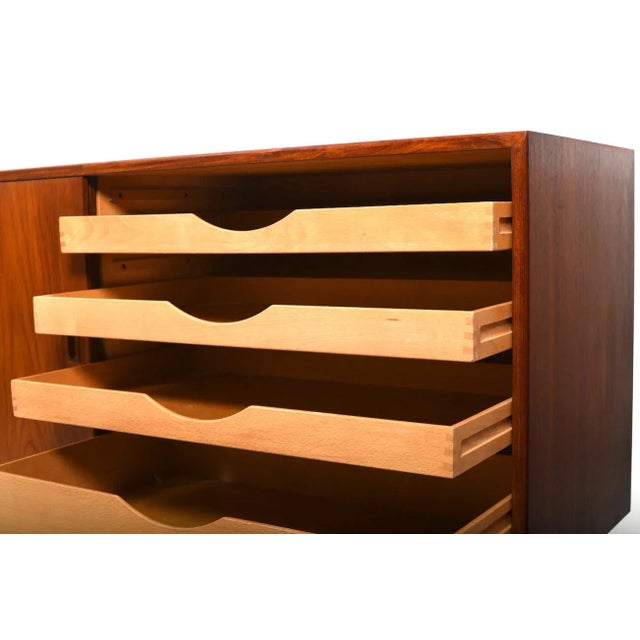 Sideboard or Double Dresser Set by Børge Mogensen for Søborg Møbelfabrik, 1950s, Set of 3 For Sale - Image 9 of 13