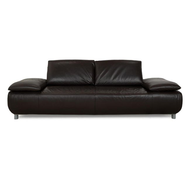 Volare 3-Seater Sofa in Dark Brown Leather from Koinor For Sale - Image 15 of 15
