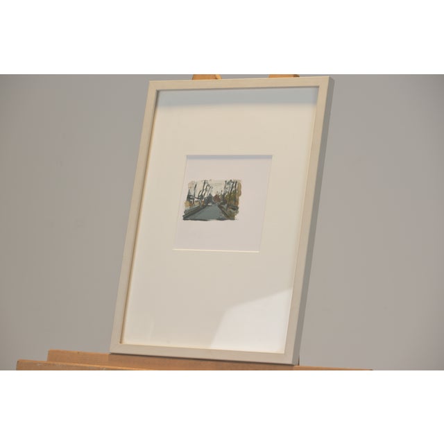 2000 - 2009 Allee, Jochen Pankrath, 2009, Oil on Paper, Framed For Sale - Image 5 of 6