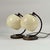 Burnished Brass and Opaline Glass Table Lamps, Germany, 1930s, Set of 2 For Sale - Image 6 of 18