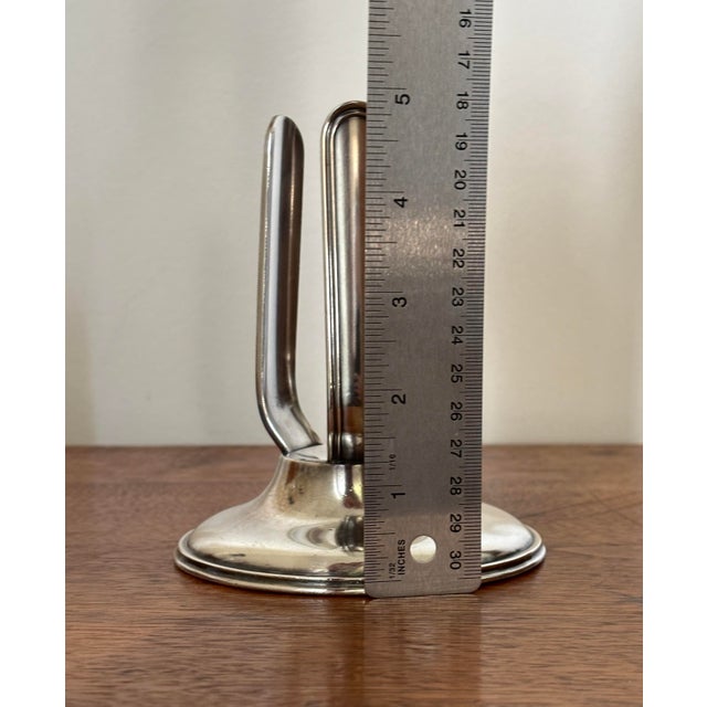Art Deco 1920s Rare Hotel Silver Caddy Torpedo Soda Bottle Holder, Mid-Day Club For Sale - Image 3 of 5