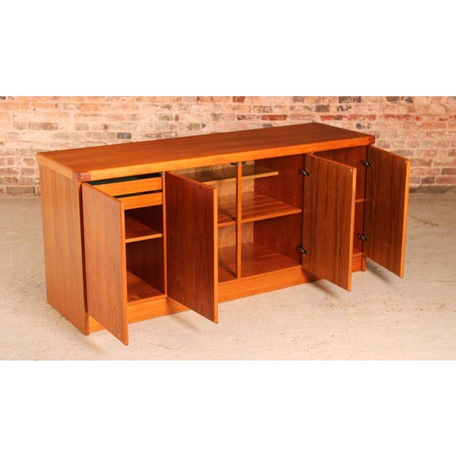 Mid-Century Modern Teak Sideboard by Christian Linneberg, 1970s For Sale - Image 10 of 14