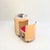 Silvi Dressing Table and Chair in Beige Plastic and Coral Red Upholstery from Fain Kastilia, 1970s, Set of 2 For Sale - Image 13 of 18