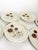 The dimensions are those of a plate. Set of 9 ceramic plates with a thistle design, made in France in the 1970s. This...