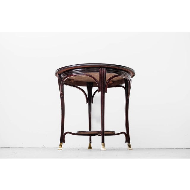 Secessionistic Table by Gustav Siegel for Jacob & Josef Kohn, 1900s For Sale - Image 3 of 18