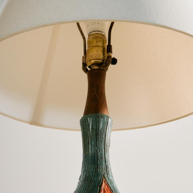 Ceramic Table Lamp by Jiří Georges & Paul Pannier, 1970s For Sale - Image 6 of 13