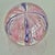 Mid-Century Modern Late 20th Century Murano Style Pink and Lavender Latticino Ribbon Glass Paperweight For Sale - Image 3 of 5