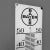 Advertising Enamel Sign Thermometer from Bayer, 1950s, in Good conditions. Designed 1950 to 1959