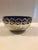 Metal 1940s English Silver Serving Bowl With Cobalt Glass Insert For Sale - Image 7 of 8