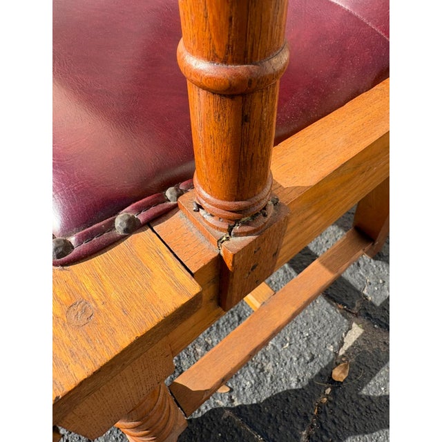 Antique Railroad Bench For Sale - Image 13 of 15