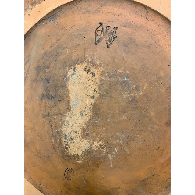 Antique Chinese Terracotta Red Dragon Umbrella Stand For Sale - Image 12 of 13