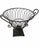 Metal Vintage French Garden Urn Pedestal Planter With Decorative Scroll Handles For Sale - Image 7 of 10