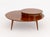 Coffee Mid-Century Modern Mahogany Circular Cocktail Table For Sale - Image 8 of 11
