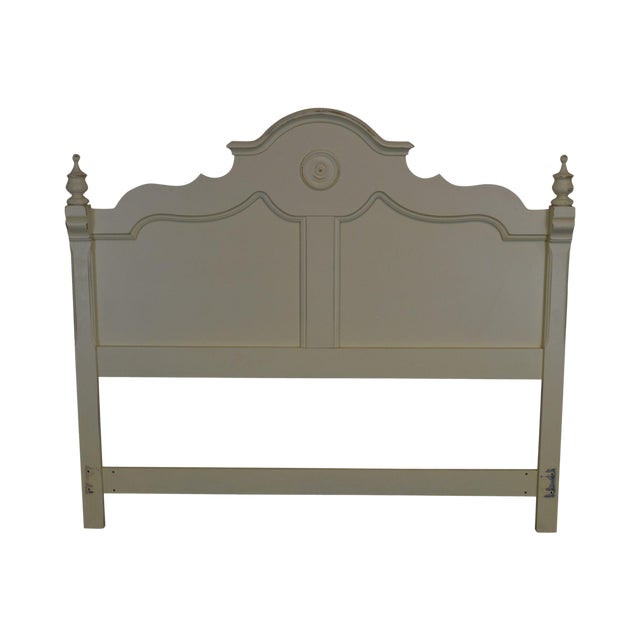 Lexington Antique White Painted Victorian Style Queen Headboard Chairish