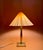 Beige Hammered Table Lamp, 1950 For Sale - Image 8 of 8