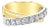 Criss Cross Diamond Wedding Band, Size 5 For Sale