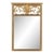 1980s Empire Style Giltwood and Parcel-Ebonized Mirror For Sale