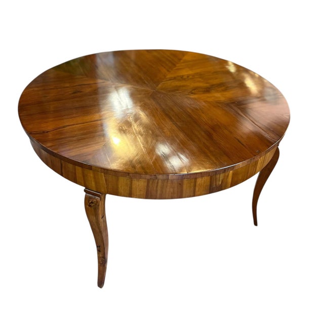 19th Century Italian Walnut Center or Dining Table For Sale - Image 4 of 10